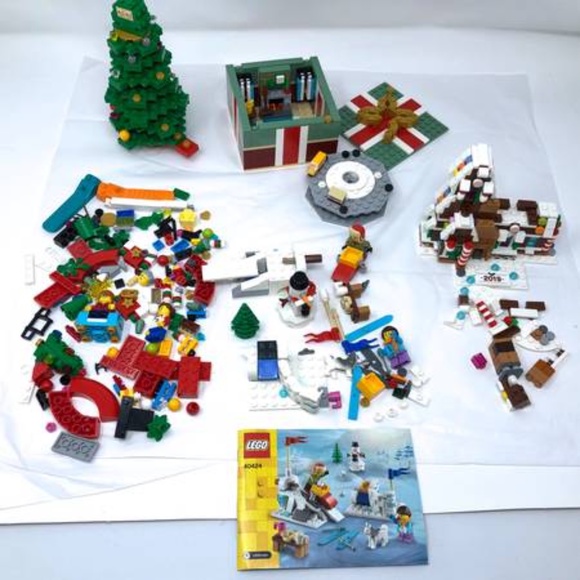 Holiday Christmas Legos Gingerbread House tree present 40338